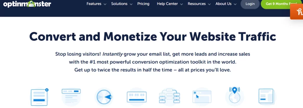 Optinmonster popup-bygger Optinmonster popup-bygger