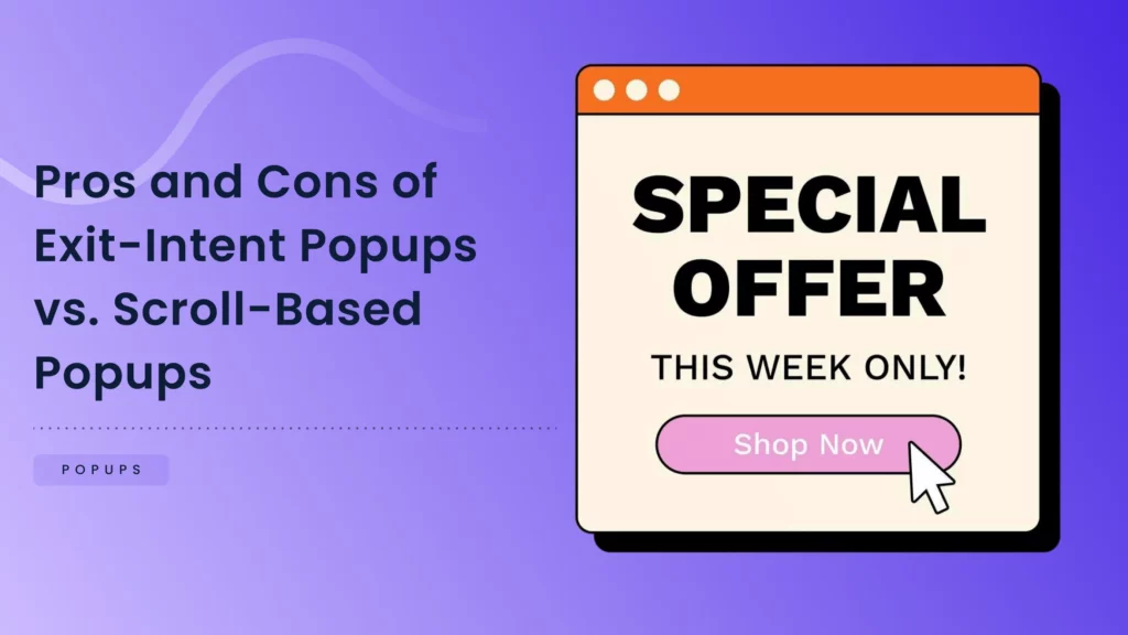 Prednosti i nedostaci skočnih prozora s namjerom izlaska u odnosu na skočne prozore temeljene na pomicanju