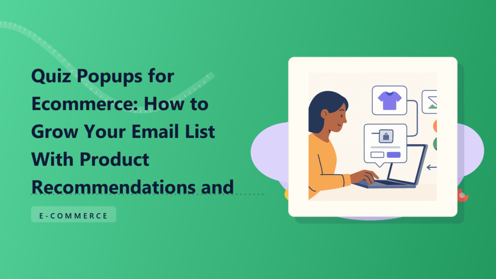 Quiz popups for ecommerce turning shopper answers into product recommendations and email segments
