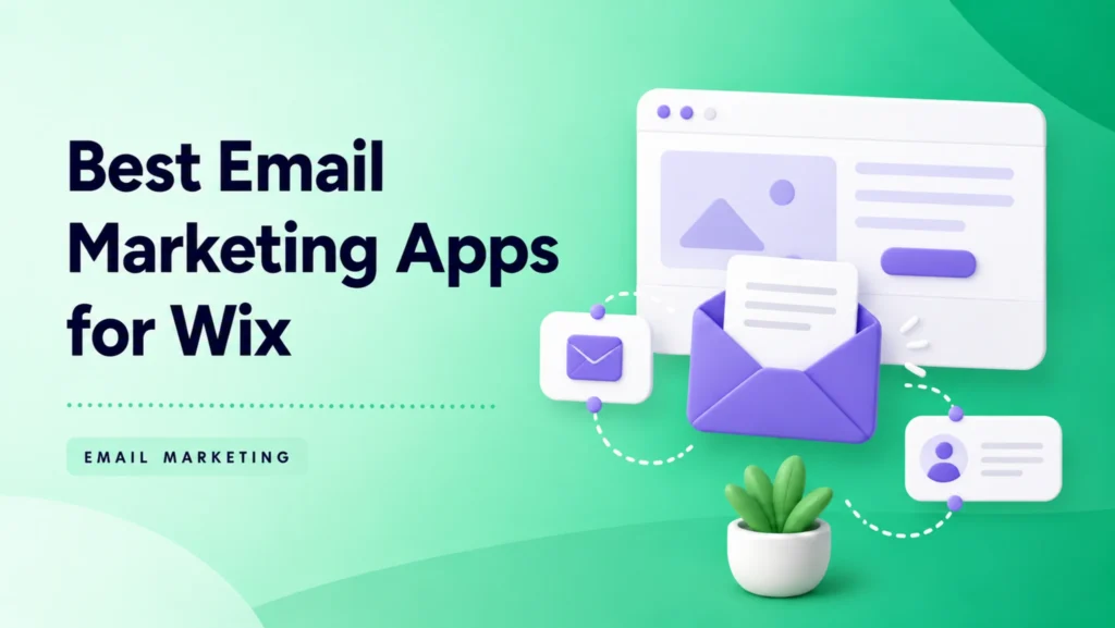 Melhores aplicativos de email marketing para Wix - Ilustração de conversão e fluxo de trabalho de email do Poptin